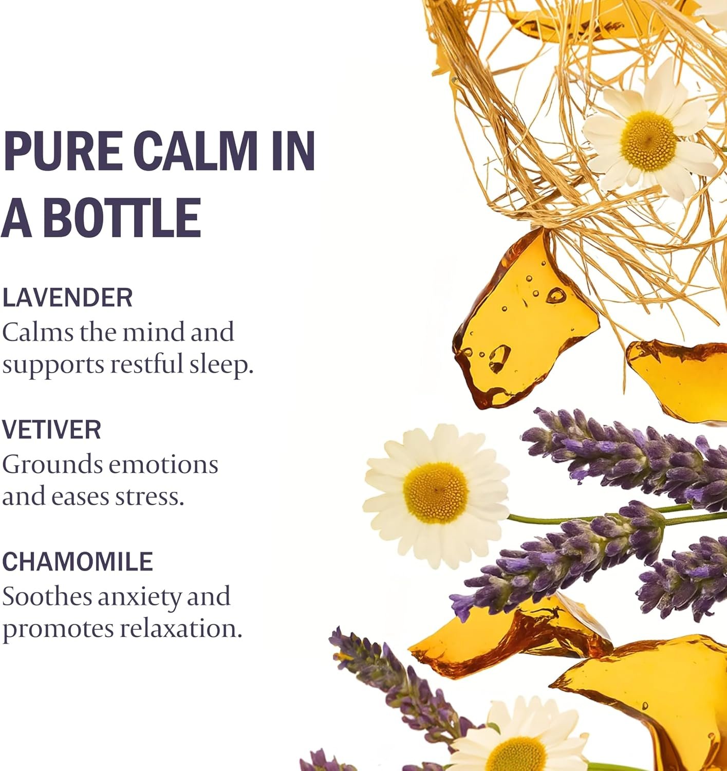 Kair Pillow Spray Mist - Lavender, Vetiver & Chamomile | Natural Aromatherapy Pillow Mist, 3.4 Fl Oz Refillable Glass Bottle, 100% Pure Essential Oils, Vegan Cruelty-Free, Calming Relaxing Scent - Image 4