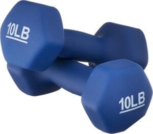Amazon Basics Neoprene Dumbbell Han...
