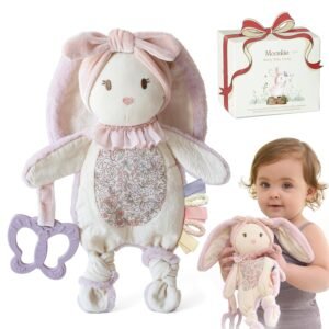 Moonkie Baby Lovey with Silicone Te...