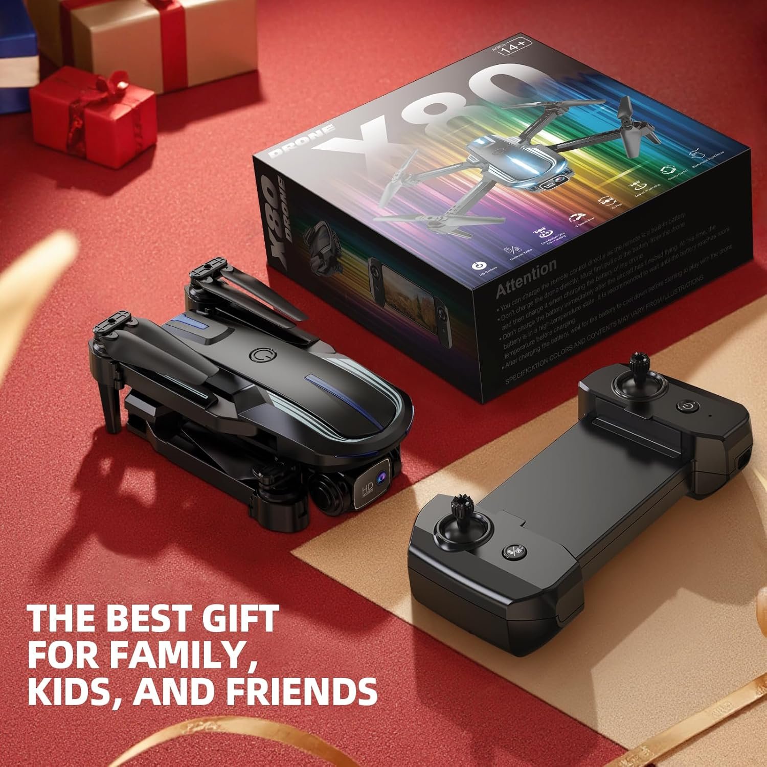 Drone with Camera for Adults Beginners Kids, Fun 1080P Foldable Mini Drone for Exciting Indoor Outdoor Play, RC Quadcopter with 2 Batteries, One Key Start, Easy to Fly, Altitude Hold, 3D Flips - Image 7