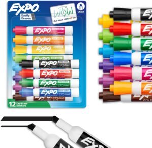 EXPO Dry Erase Markers, Low Odor In...
