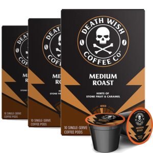 Death Wish Coffee, Medium Roast Pod...
