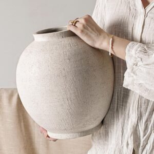 White Ceramic Vase – Large 12...