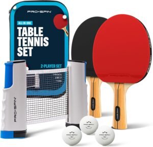 PRO-SPIN Portable Ping Pong Set wit...
