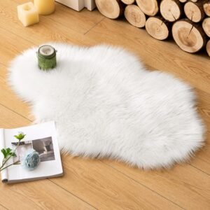 MIULEE Fluffy Rug Soft Shaggy Faux ...