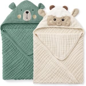 Blissful Diary Muslin Baby Hooded T...