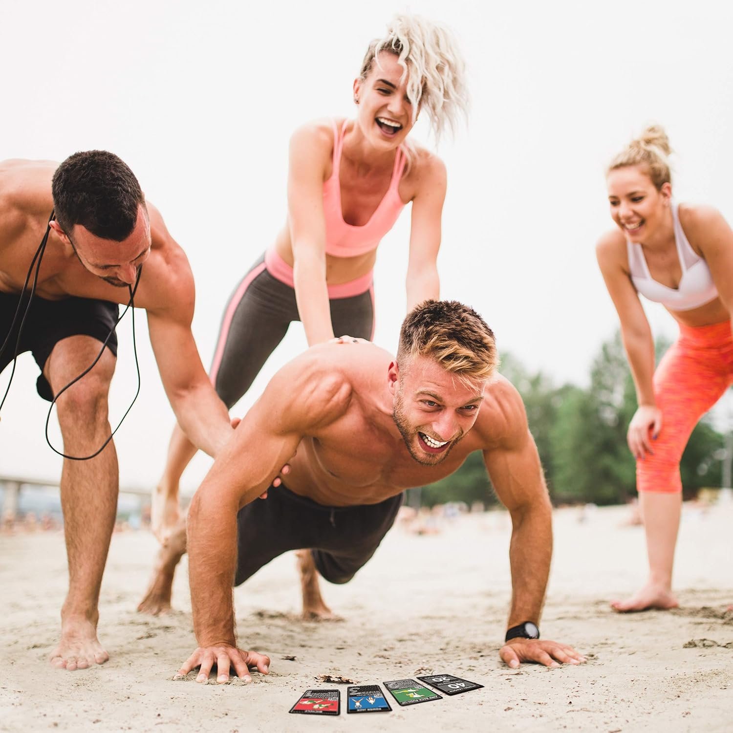 Stack 52 HIIT Interval Workout Game. Designed by Military Fitness Expert. Video Instructions Included. Bodyweight Exercises, No Equipment Needed. Fun and Motivating Training Program. - Image 2