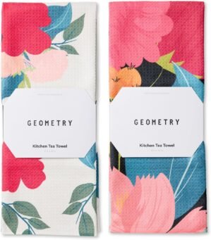 GEOMETRY Kitchen Tea Towels –...