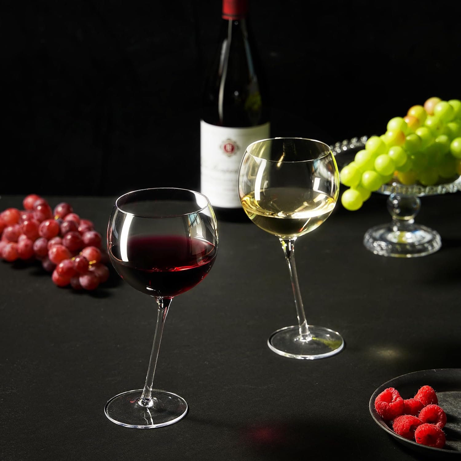 Drunk and Tipsy Funny Leaning Wine Glasses - Set of 2-15.5OZ Unique Wine Glasses for Red or White Wine - Humorous Novelty Drinkware for Parties, Bars, and Home Gift Idea - Dishwasher Safe Glassware - Image 7