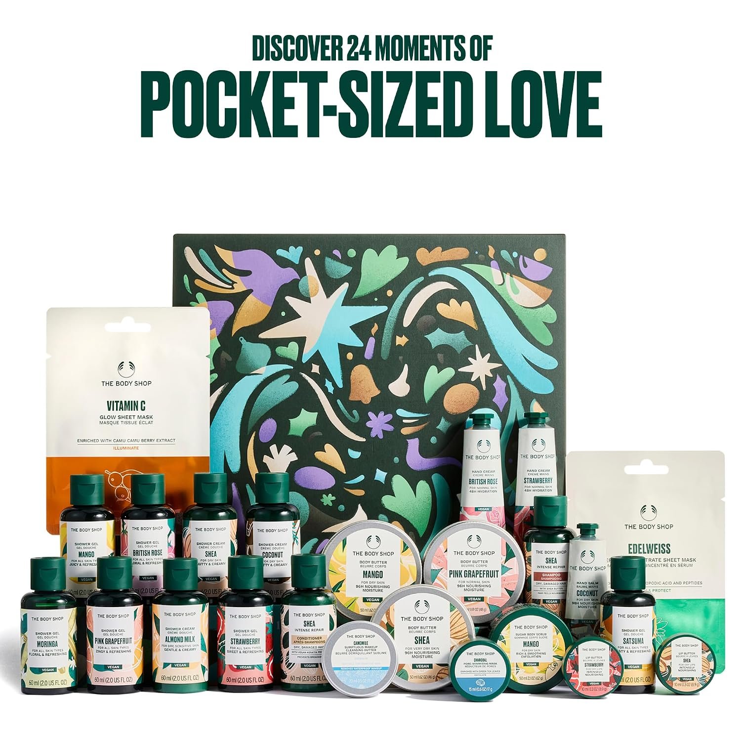 The Body Shop Classic Beauty Advent CalendarmGift Set, Includes Creams & Gels for Shower & Body, Hand Balms and More - Image 5