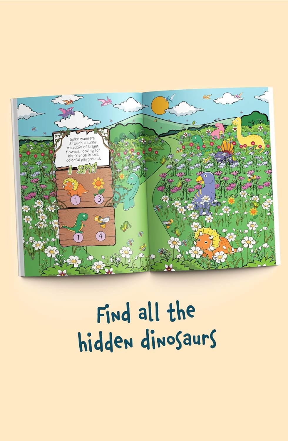 I Spy Dinosaurs: Find the Dino friends playing hide and seek! A cute search and find dinosaur book for toddlers 2-5 (I Spy Books for Toddlers) - Image 3