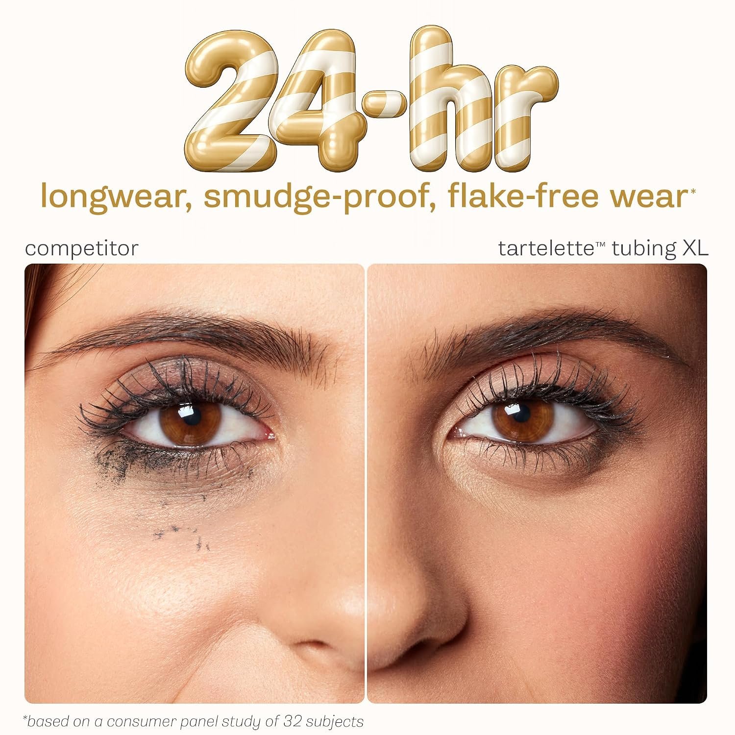 tarte tartelette XL tubing mascara – Lash Extensions in a Tube with Peptide, Extra-Bold Buildable Lifted Length & Volume, Smudge-Proof Longwear, Easy-to-Remove, Vegan & Cruelty-Free - Image 7