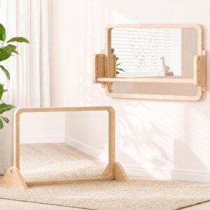 Woodtoe 3-in-1 Montessori Mirror wi...