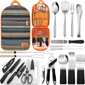 Portable Camping Kitchen Utensil Se...