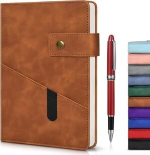 Lined Journal Notebook with Pen, A5...