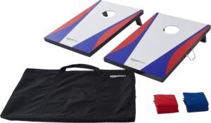 Amazon Basics Portable Cornhole Set...