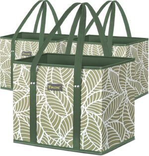 BALEINE 3Pk Reusable Grocery Bags, ...