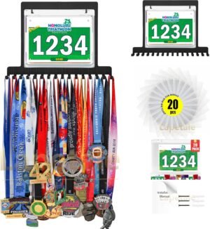 Race Medal Holder Wall Hanger,Marat...