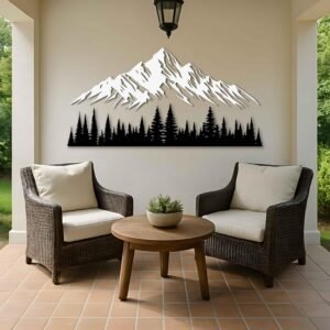 KAWA METALWORKS Mountain and Trees ...