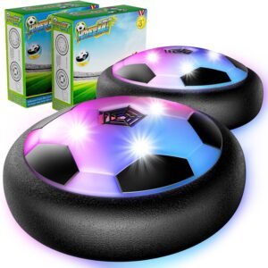 Hot Bee 2 Pcs Hover Soccer Ball, Li...