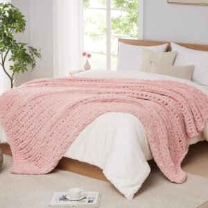 L’AGRATY Chunky Knit Chenille...