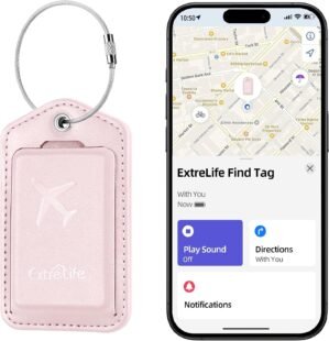Luggage Tags, Works with Apple Find...