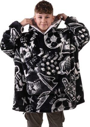 The Big Softy Sports Blanket Hoodie...