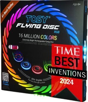 TOSY Flying Disc – 108 RGB Mu...