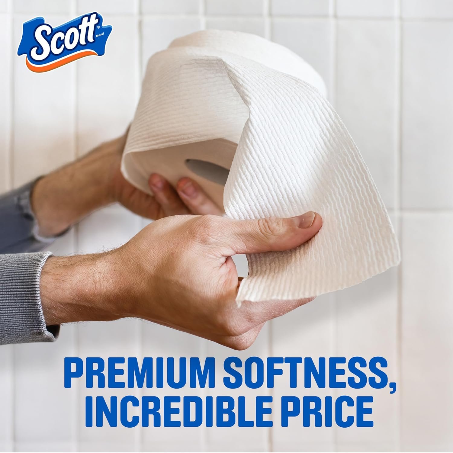 Scott ComfortPlus Toilet Paper, 12 Triple Rolls, 231 Sheets per Roll, Septic-Safe, 1-Ply Toilet Tissue - Image 4