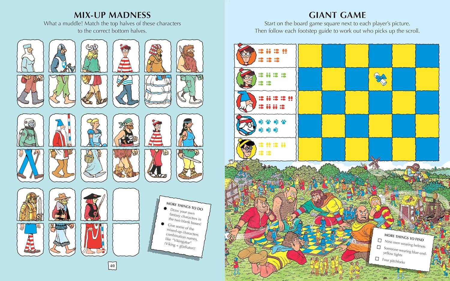 Where's Waldo? Games on the Go!: Puzzles, Activities, and Searches (A Compact, Travel-Size Hidden Object Activity Book with Mazes, Memory Games, Spot-the-Difference Challenges, & More) - Image 4