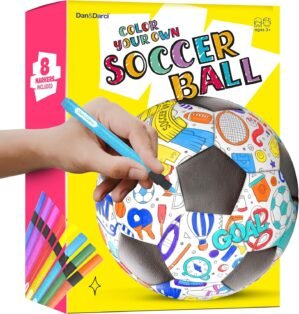 Soccer Ball Coloring Kit for Kids &...
