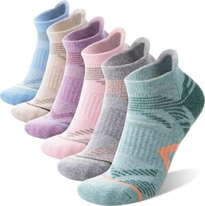 ANTSANG 6 Pairs Merino Wool Ankle H...