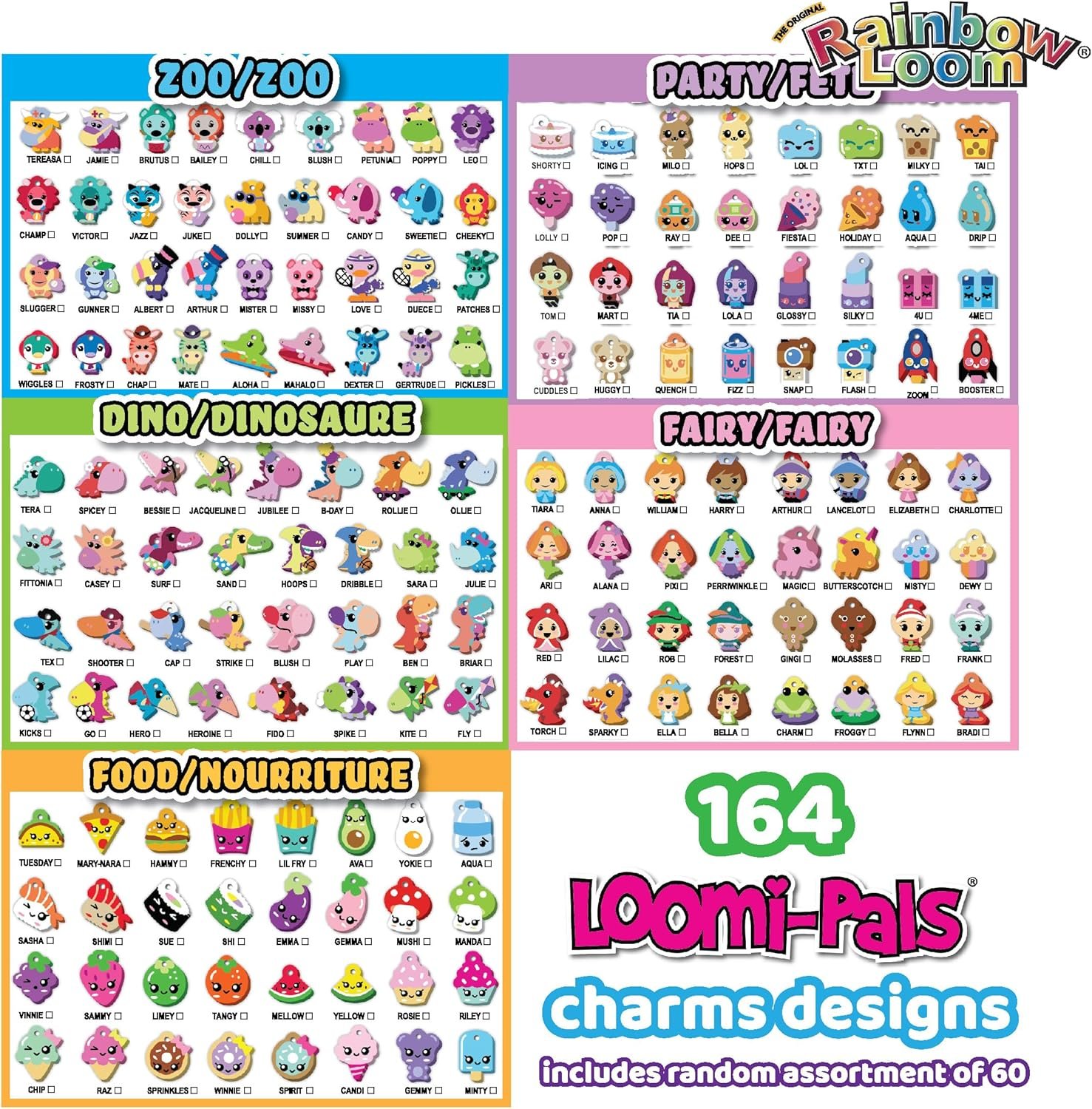Rainbow Loom® Loomi-Pals™ MEGA Set, Features 60 Cute Assorted LP Charms, the NEW RL2.0, Happy Looms, Hooks, Alpha & Pony Beads, 5600 Colorful Bands All in a Carrying Case for Boys and Girls 7+ - Image 7