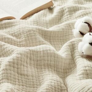 Bedsure 100% Cotton Muslin Blankets...