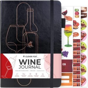 Clever Fox Wine Journal for Wine Ta...
