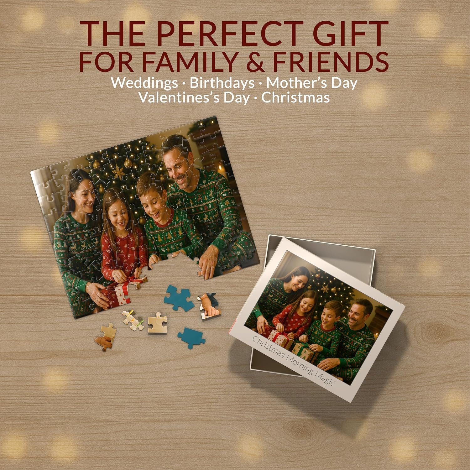 MyPuzzle Custom Photo Puzzle - Personalized Jigsaw Puzzle Made from Your Own Picture, Ideal Gift for Birthdays, Mother's Day, Valentine's Day & Weddings - 100 Pieces (Landscape/Horizontal) - Image 2