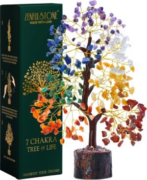 7 Chakra Tree of Life Crystal Tree ...