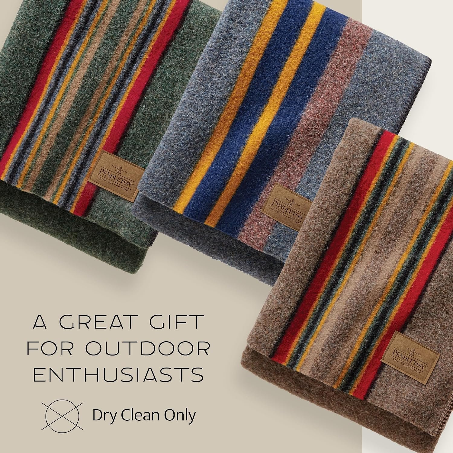 Pendleton Yakima Throw 54" x 66" - Wool Cotton, Soft and Durable Wool Throw for Home and Travel - Mineral Umber - Image 7