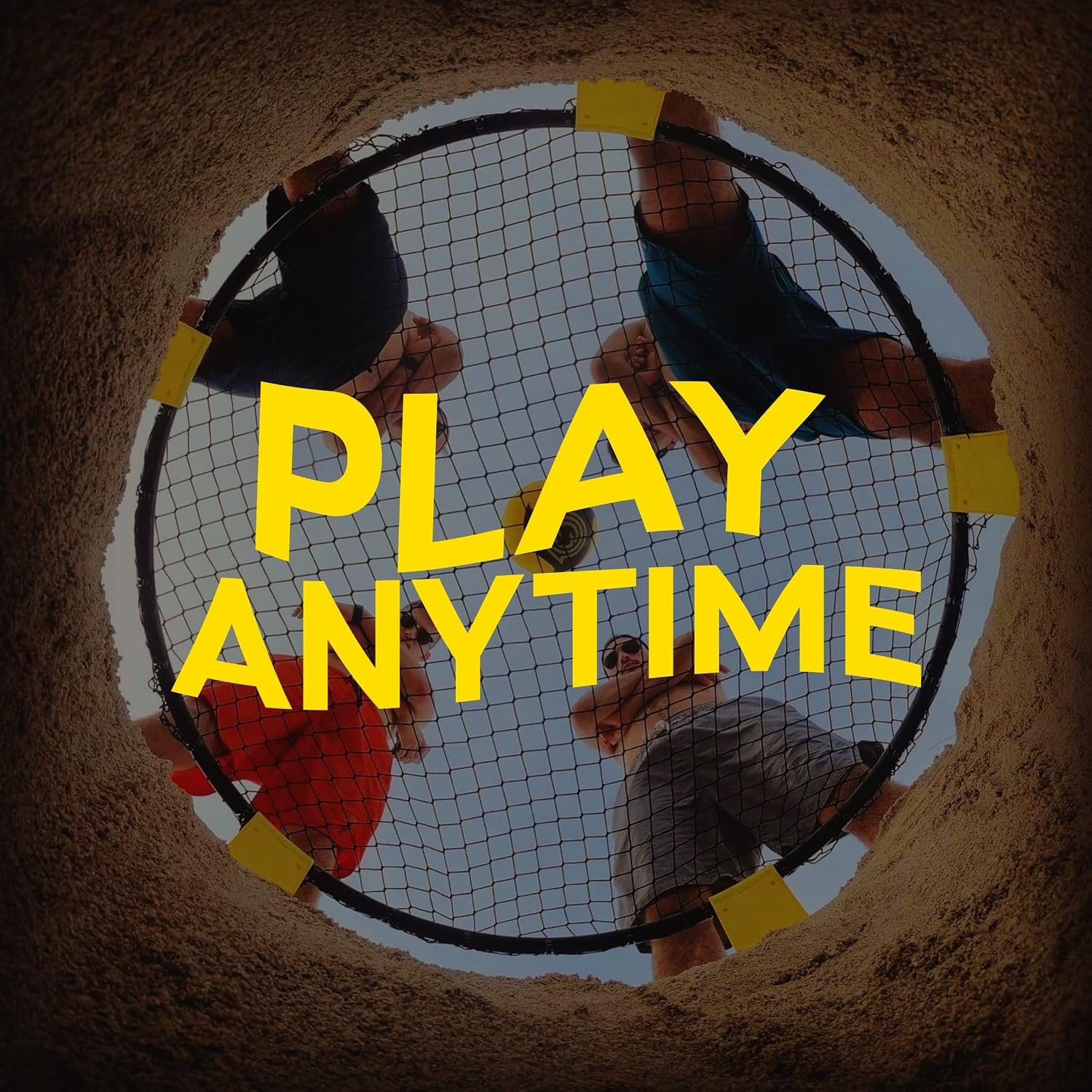 Spikeball The Original Kit 1-Ball Game Set - Outdoor, Yard & Camping Games - Includes Ball, Net, Drawstring Bag & Rulebook Set - Image 3