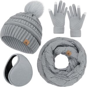 Winter Hat Scarf Gloves and Ear War...