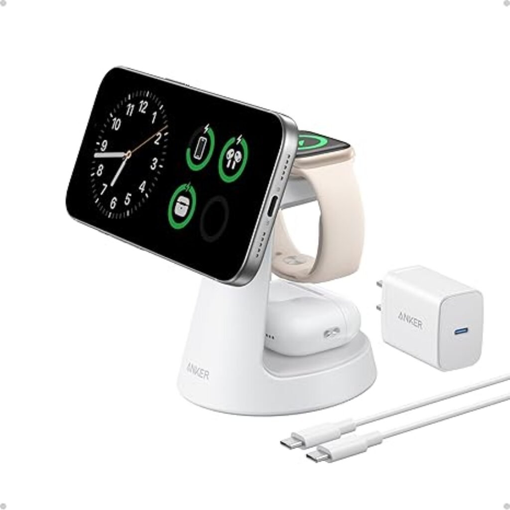 Anker MagGo 3-in-1 Wireless Chargin...