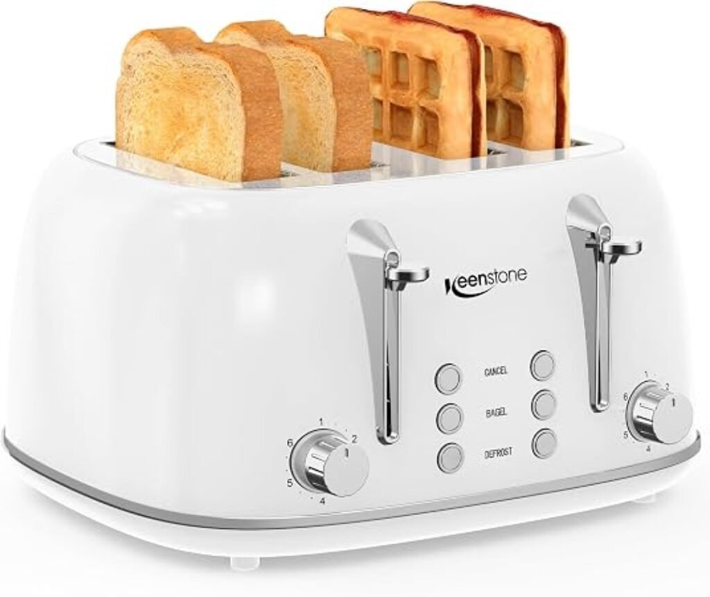 Keenstone Retro 4-Slice Toaster