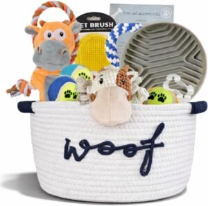 New Puppy Gift Basket – Premi...