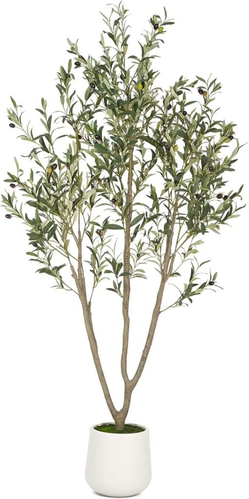 VIVATREES 6FT Artificial Olive Tree...