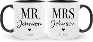Personalized Mr & Mrs Coffee M...