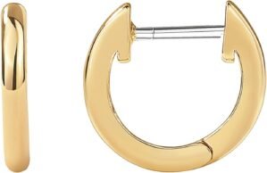 PAVOI 14K Gold Plated Small Hoop Ea...