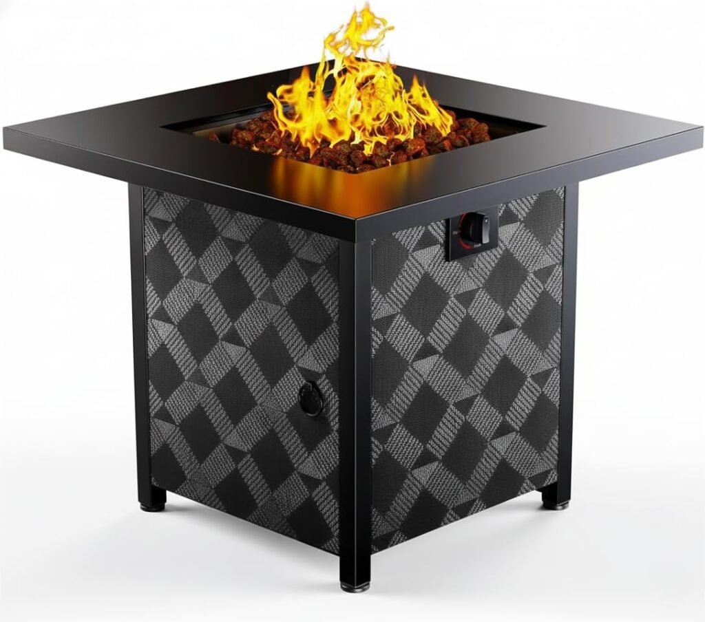 Ciays 28″ Propane Fire Pit Ta...