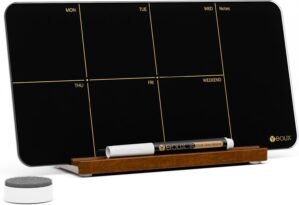 Yeoux Desktop Glass Weekly Whiteboa...