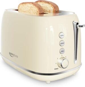 Keenstone Retro 2-Slice Toaster –...