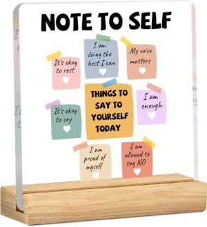 Acrylic Plaque Inspirational Desk D...